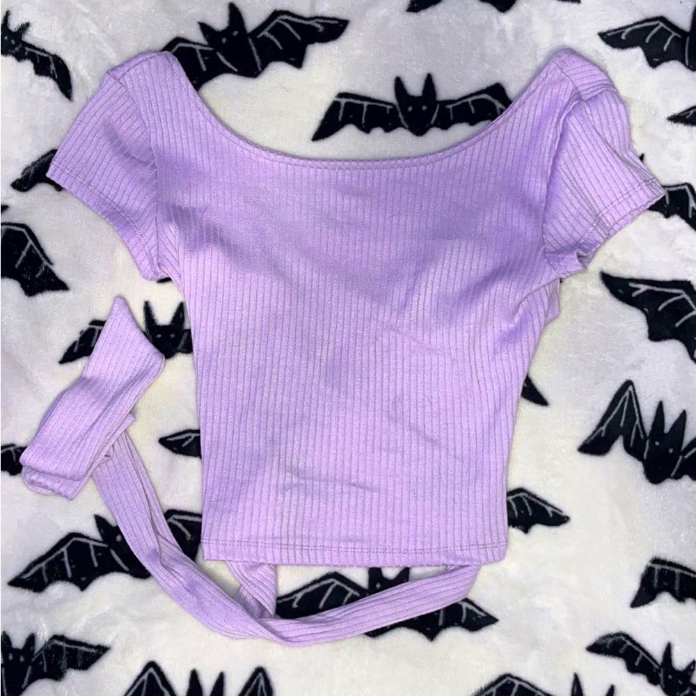 Zumiez Tie in the Back Crop Top - Size XS